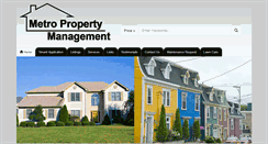 Desktop Screenshot of metropropertymanagement.ca